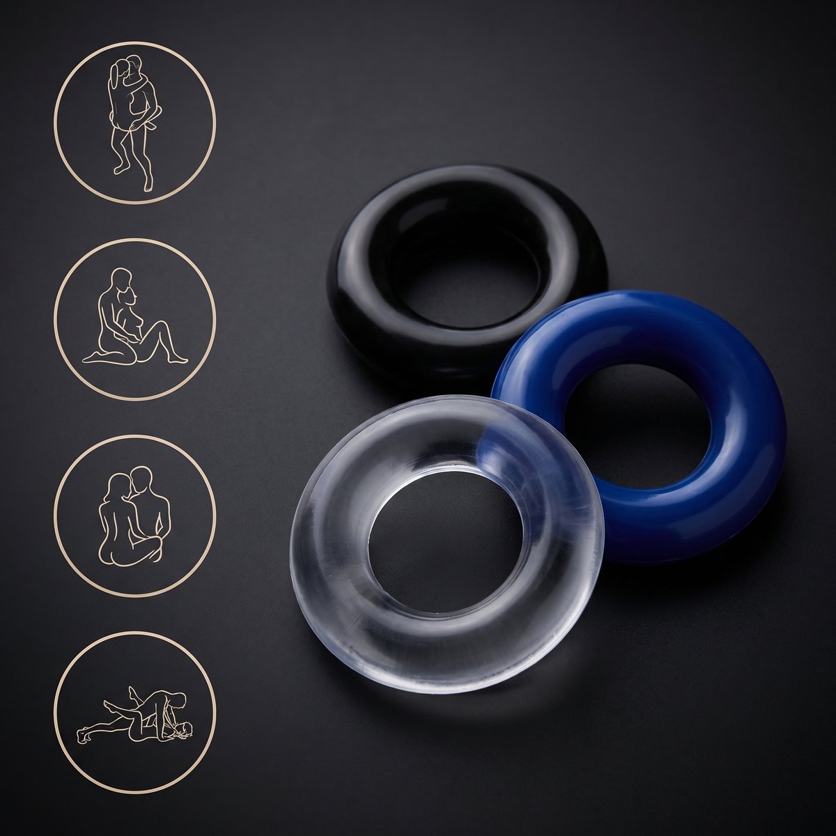 MANSCULPT Silicone Cock Ring